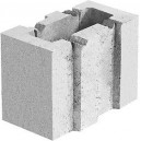 Керамзитобетонный блок стеновой (130х250х200)
