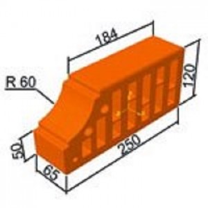 Фасонный кирпич КФпр-5 Prokeram